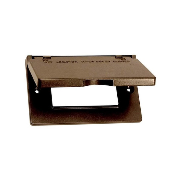 Cubierta GFCI horizontal de bronce para 1 toma Sigma 14249BR - 3460565
