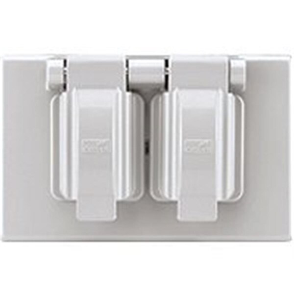 Cubierta para tomacorriente duplex Yhior S1962W-SP - YH108712