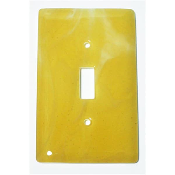 Interruptor de vidrio artístico Aquila color ámbar 1 gang - WP2003-1GS