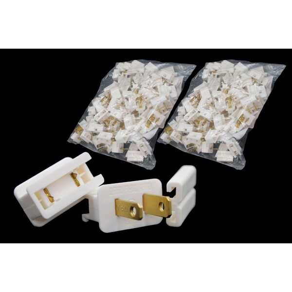 Clavija macho deslizable SPT-2, blanco, paquete de 50 - CU3273163