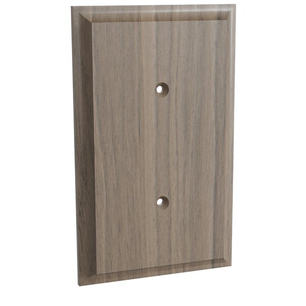 Cubierta de placa de interruptor individual en blanco - Nogal - 01452001WL1