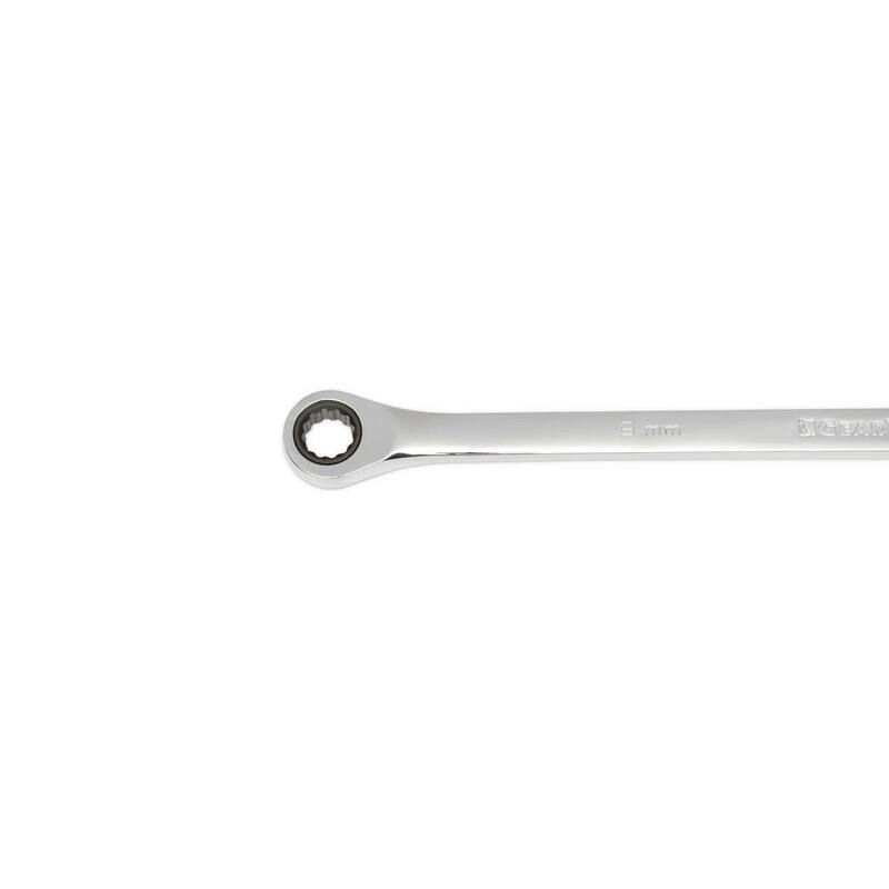 Set de llaves de trinquete dobles GEARWRENCH 15 piezas de 12 puntos con caja XL de 72 dientes para métricas - 85985-07