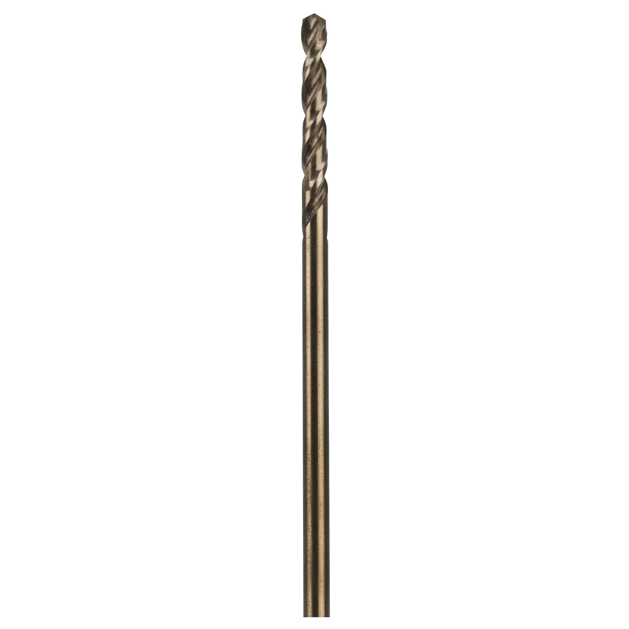 Broca helicoidal de acero de aleación de cobalto DEWALT 3/32 pulg. x 2-1/4 pulg. de longitud estándar para trabajo pesado - DWA1206
