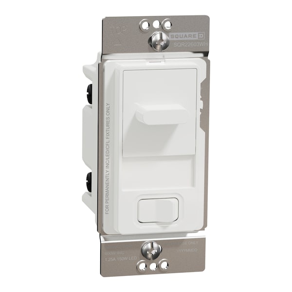 Atenuador Square D, Serie X, Deslizable, 500 W, Unipolar - SQR22603WH
