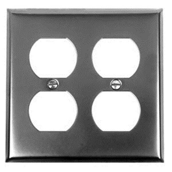 Placa de pared doble Acorn AW8BP 03200 para tomas dobles