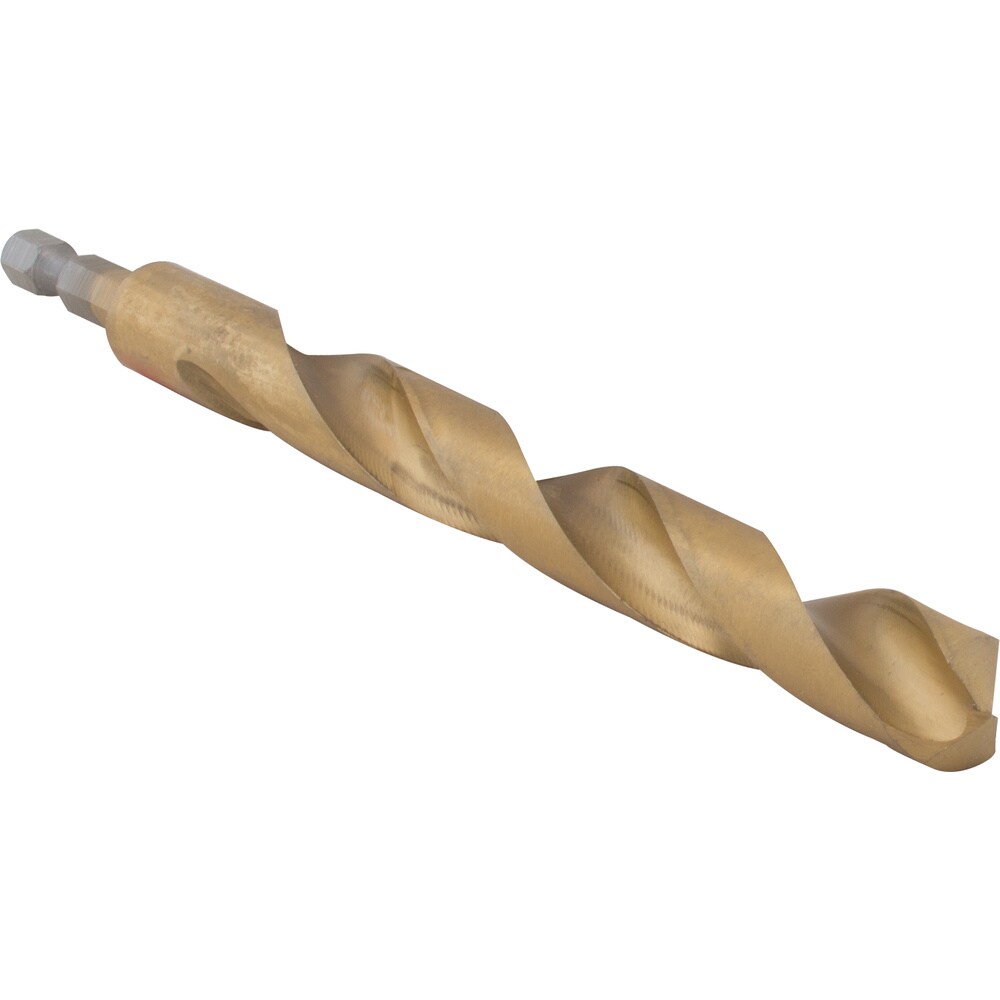 Broca helicoidal de titanio recubierta de nitruro 1/2 pulg. x 6 pulg. de longitud para trabajo - CMAM1332 de CRAFTSMAN