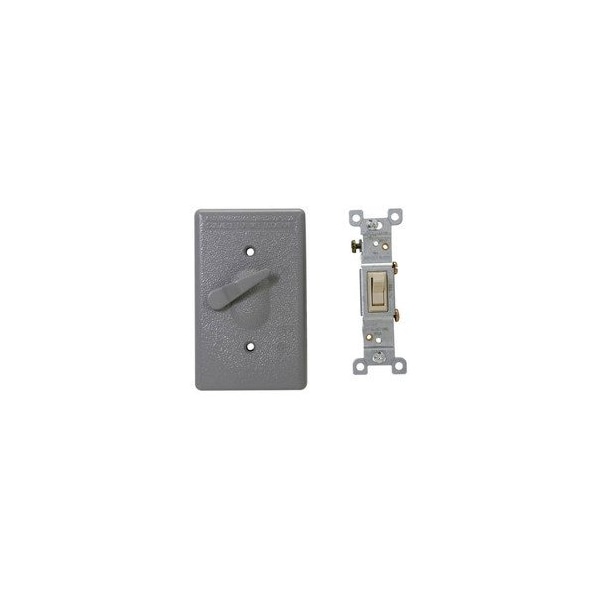 Cubierta de interruptor de palanca de 1G a prueba de agua Crouse-Hinds 15A 125V