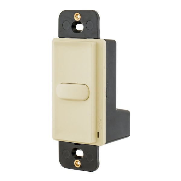 Interruptores y control de iluminación Bryant, Interruptor decorativo, Unipolar, Contacto momentáneo, 100mA 30V DC, Marfil - MSM30I1