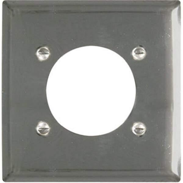 Placa de pared metálica cromada Nextgen S3862CCC10, 2 Gang - NE586435