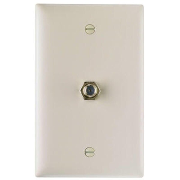Placa de pared Nextgen TPCATVLACC12, 1 gang, color almendra claro - NE579621