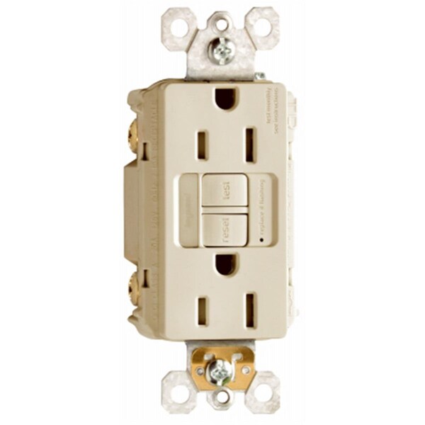 Receptáculo GFCI Nextgen 1597NTLTRICC4, 15A, color marfil - NE601472