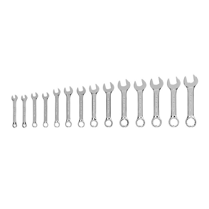 Juego de llaves combinadas de trinquete TEKTON de 6 a 19 mm (14 piezas) - WCB90402.
