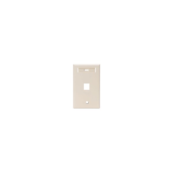 Leviton Número de Módulos: 1 Plástico de Alto Impacto, Color Almendra - 42080-1TS