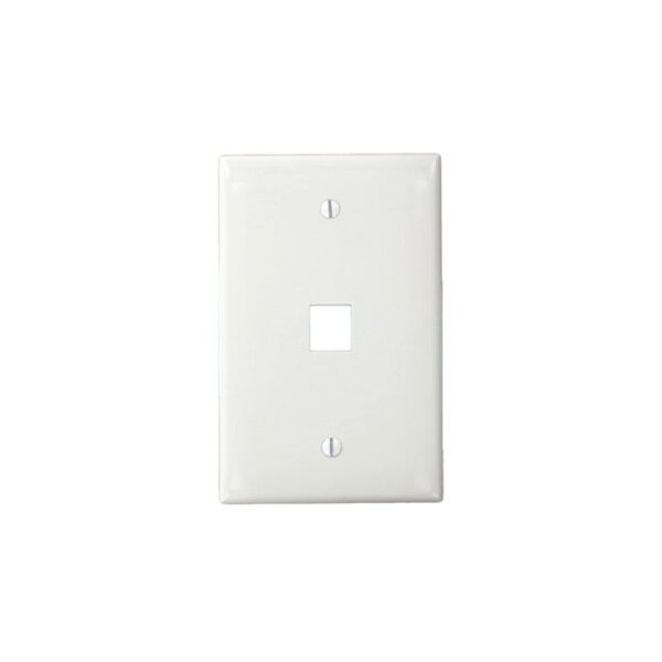 Leviton Número de Gangs: 1 Nylon de Alto Impacto, Acabado Suave, Blanco - 41091-1WN