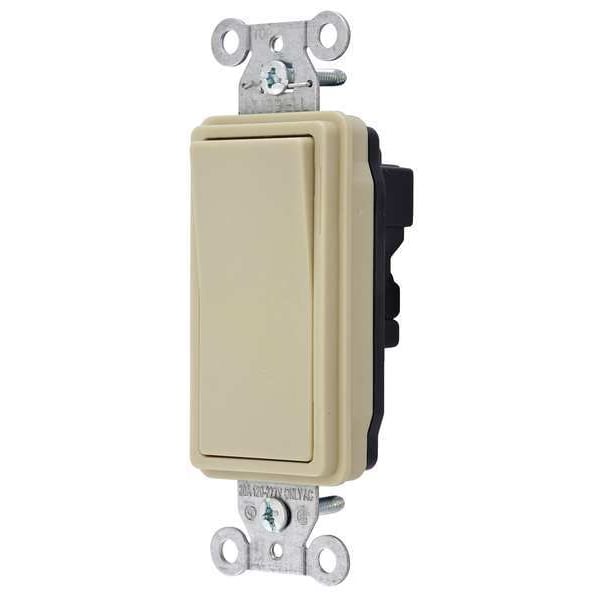 Interruptor de Pared de Hubbell Wiring Device-Kellems, 3 Vías, Módulo de Cableado, 15A, Marfil - SNAP2123I