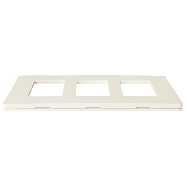 Placa de Pared Faith, Número de Módulos: 3 Módulos de Plástico, Almendra Claro - SWP3-LA-50