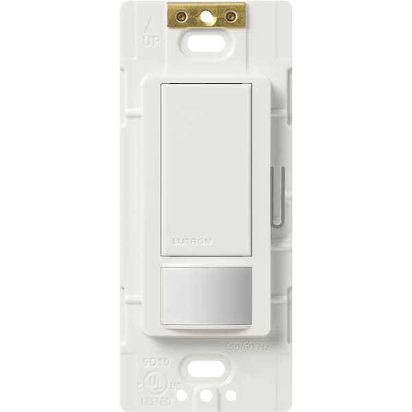 Lutron Maestro Ocupación 5 amperios Interruptor Triple de Sensor de Movimiento de Polo Único Blanco 1 pieza - MS-OPS5MH-WH