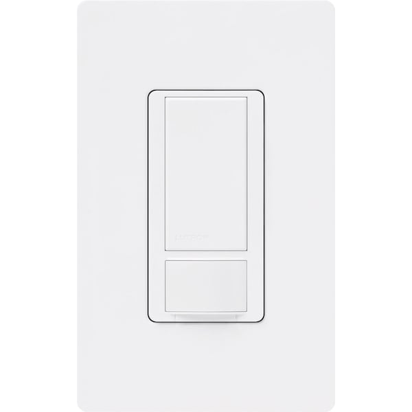 Lutron Maestro Ocupación 5 amperios Interruptor Triple de Sensor de Movimiento de Polo Único Blanco 1 pieza - MS-OPS5MH-WH