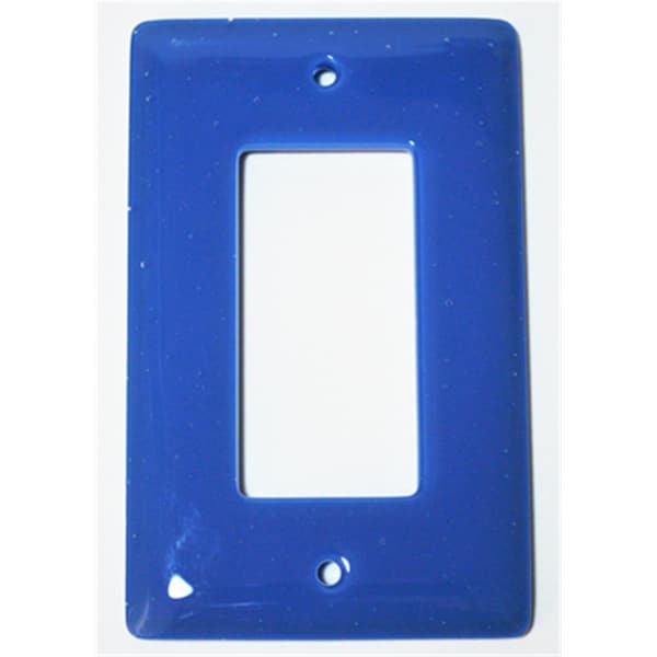 Aquila Art Glass Egyptian Blue 1 Gang Decora - WP1029-1GD