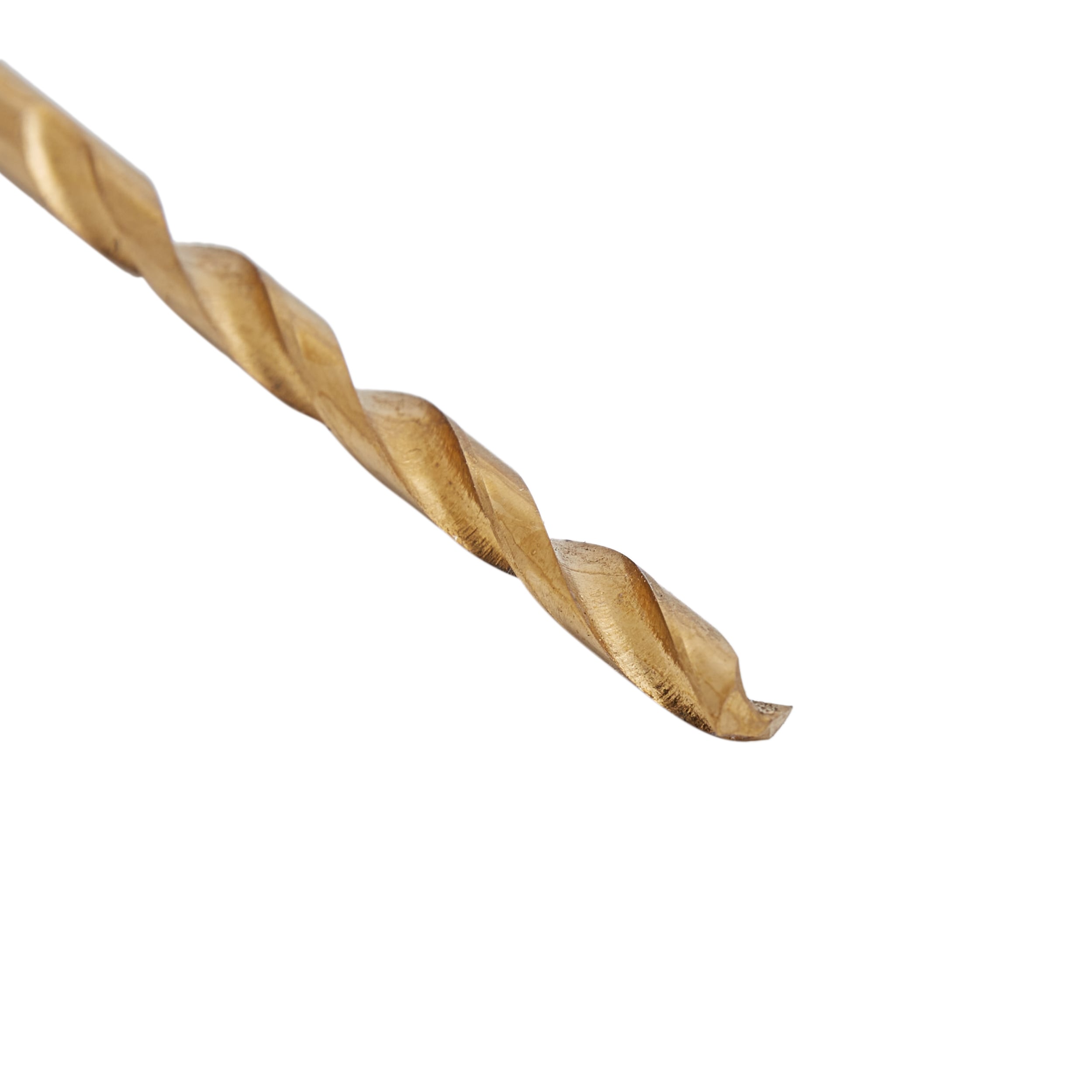 Broca de titanio recubierta de HSS de 3-3/4 pulgadas de longitud para trabajo pesado Kobalt - 80857.