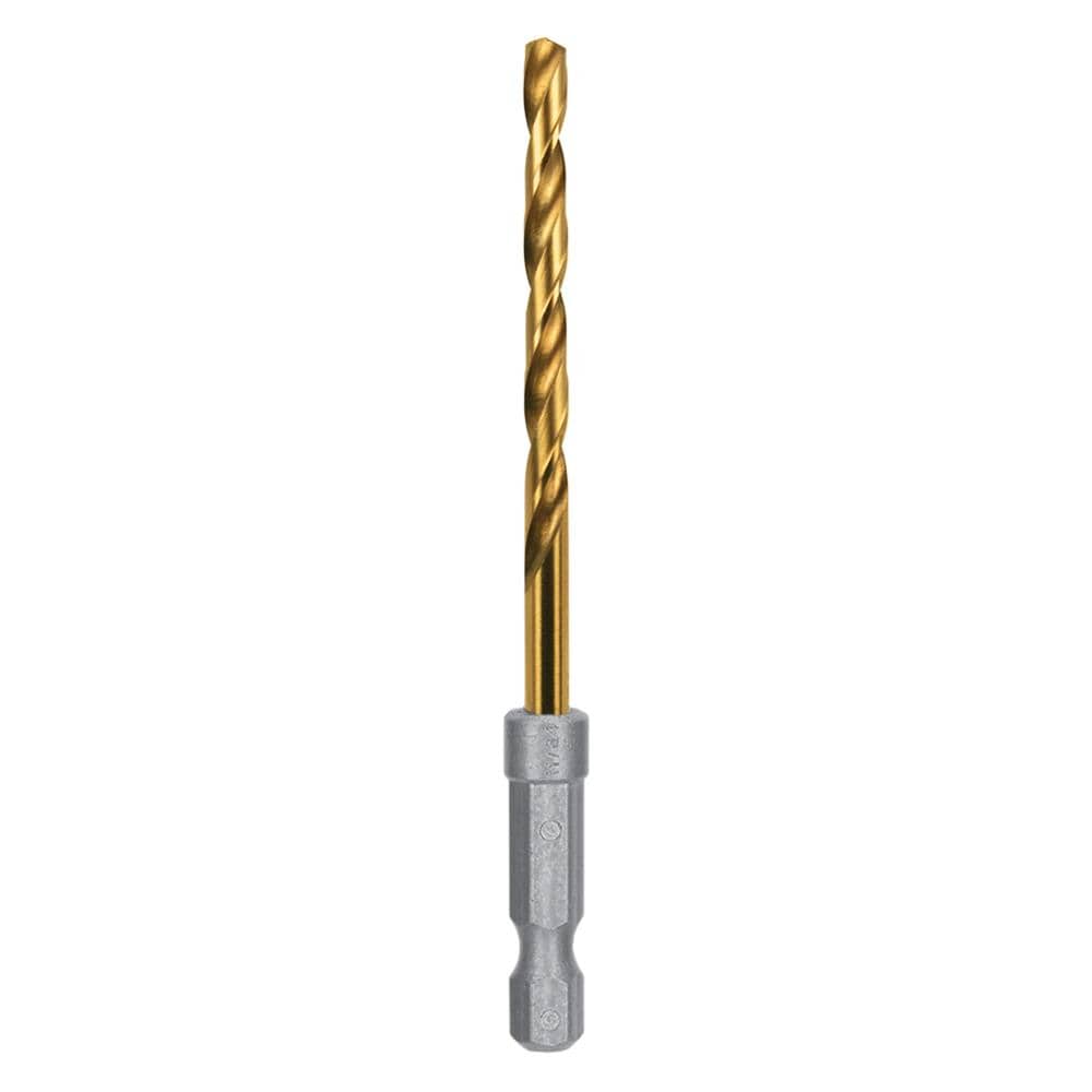 Broca de titanio recubierta de HSS de 3-3/4 pulgadas de longitud para trabajo pesado Kobalt - 80857.