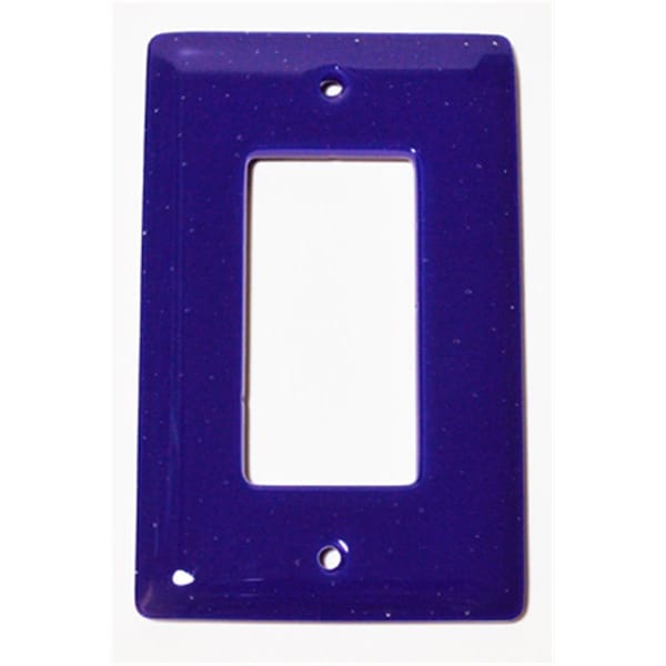 Aquila Art Glass Deep Cobalt Blue 1 Gang Decora - WP1030-1GD