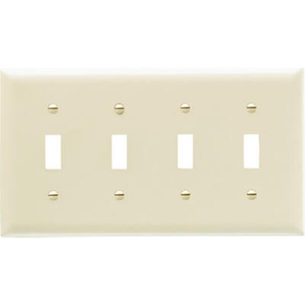 Placa de pared de urea Nextgen SP4IU, 4 tomas, color marfil - NE570279