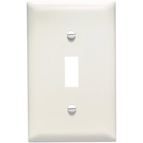 Placa de pared de nylon de 1 gang 1 Toggle Nextgen TP1LACP10, color almendra claro - NE579667