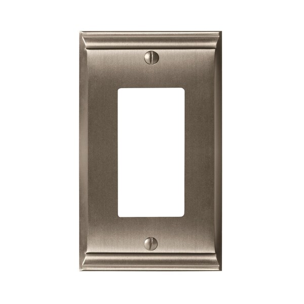 Placa de pared de níquel satinado Amerock Candler 1 Rocker - 1906898