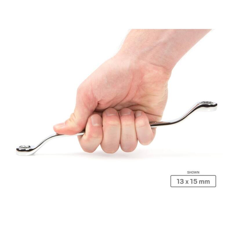 Juego de llaves de caja con offset de 45 grados TEKTON, 7 piezas (6-19 mm) - WBE24007