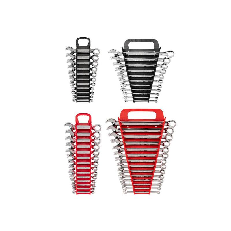 Set de llaves combinadas de longitud estándar y corta TEKTON de 1/4 a 3/4 pulgadas y 6-19 mm con porta llaves (50 piezas) - WCB92902