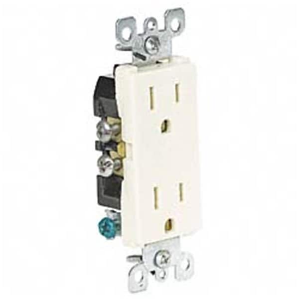 Receptáculo dúplex de grado residencial Gorgeousglow Ivory - GO336275