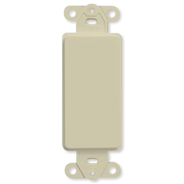 Placa de pared en blanco LV80414x-LV80414I, 1 recuadro, marfil - EZ732353