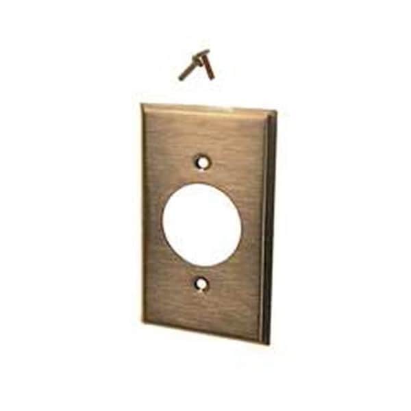 Placa de pared para tomacorrientes de un solo gang Leviton R00-84020-40