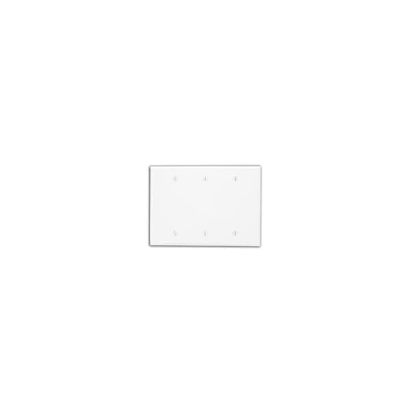 Placas de Pared Leviton de 3 Gang, Cubierta en Medio Marfil - PJ33-I