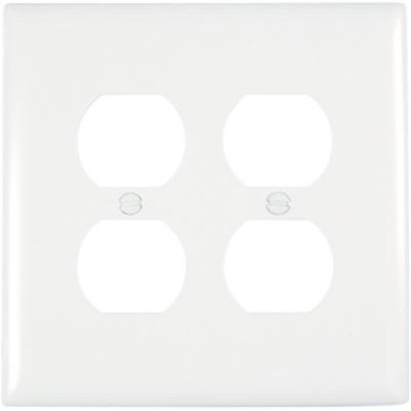 Placa de pared doble TPJ82WCC10 Pass & Seymour, color blanco, paquete de 10 - 366545