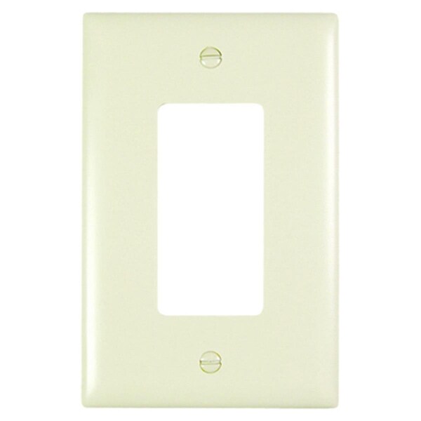 Placa decorativa Nextgen TPJ26LA 1 Junior Jumbo de apertura para interruptor, color almendra clara - NE579651