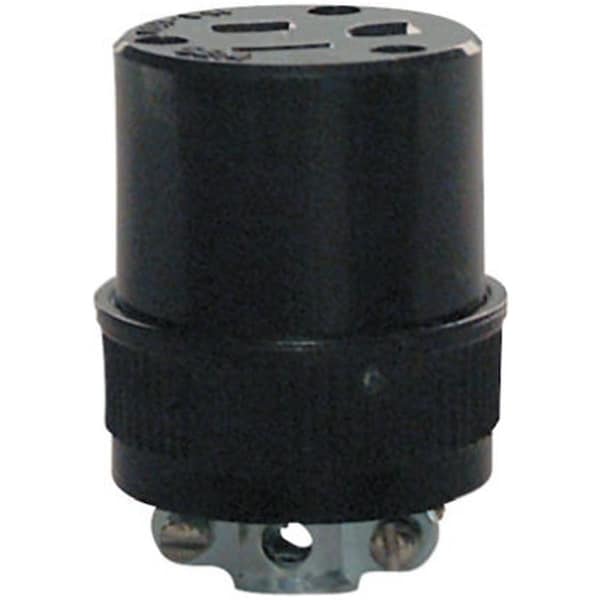 Conector residencial de grado 114GMCCC16, 15A, 125V, negro - NE569163