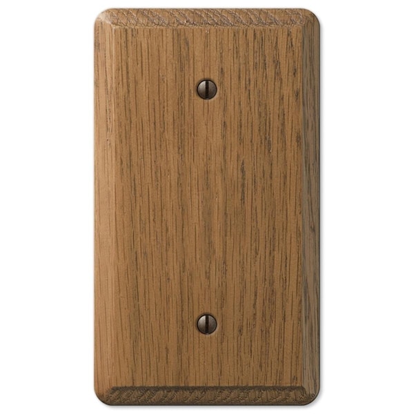 Placa de pared en blanco de madera de 1 gang contemporánea sin acabado Livewire, marrón - LI2742684