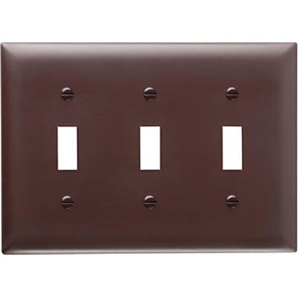 Nextgen SP3U 3 Gang; 3 Aperturas de Interruptor de Pared de Urea; Marrón - NE579631