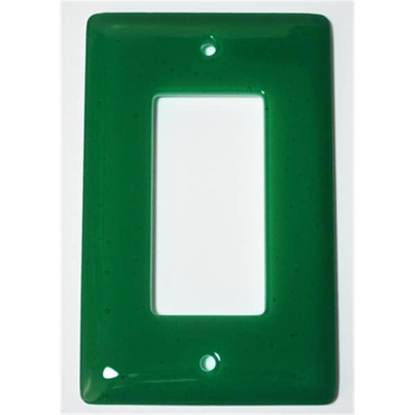 Aquila Art Glass verde esmeralda 1 Gang Decora - WP1021-1GD