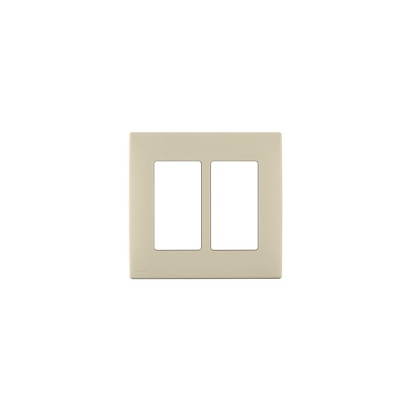 Leviton PLACAS DE PARED RENU 2 GANG WLPLT WHISPERING WHEAT - REWP2-WG