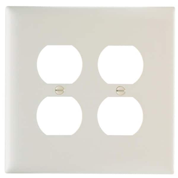 Placa de Pared Nextgen TPJ82LACC10, 2 Puertos, Color Almendra - NE569180