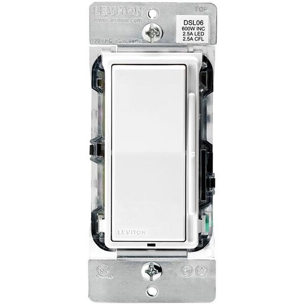Leviton Mfg R00-DSL06-1LM Regulador deslizable de 3 vías para poste lateral