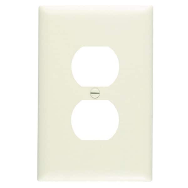 Placa de pared jumbo doble Nextgen TPJ8LACC70, 1 Gang, color almendra - NE698544