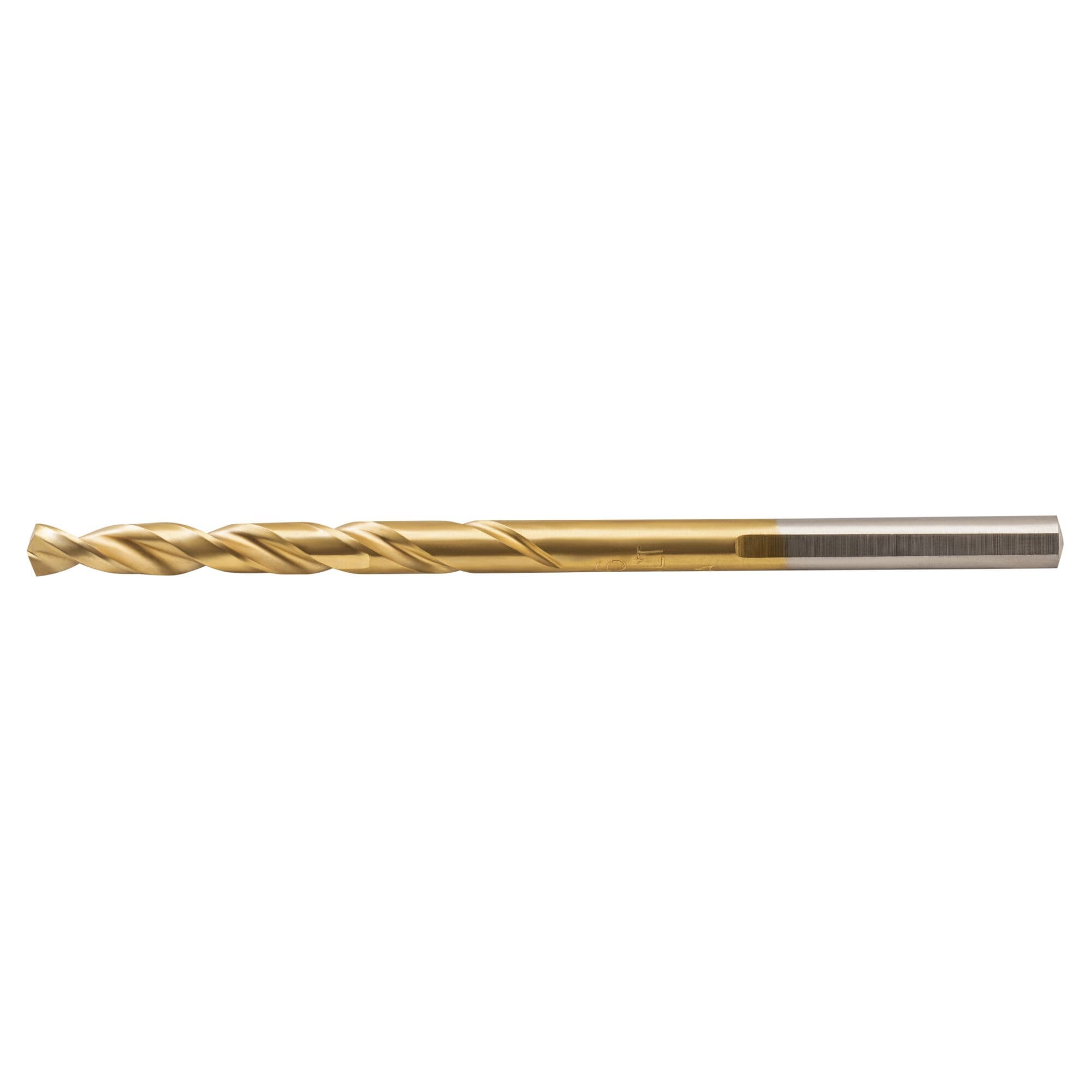 DEWALT Broca helicoidal de longitud estándar recubierta de nitruro de titanio DEWALT de 3/16 pulg. x 5-7/8 pulg. - DW1312