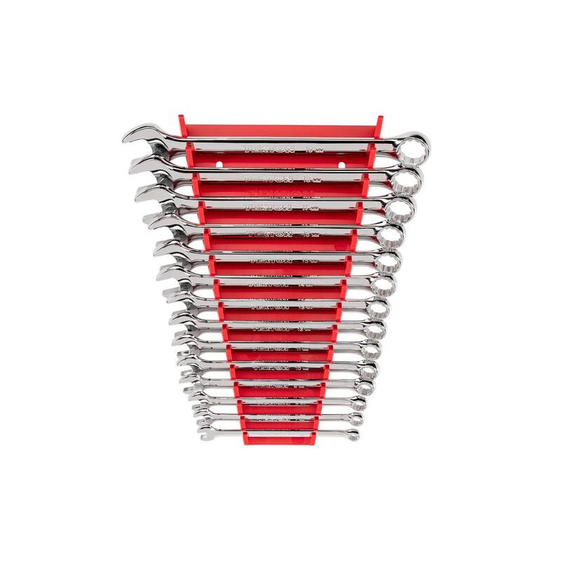 Set de llaves combinadas TEKTON de 6 a 19 mm con portallaves (14 piezas) - WCB91203