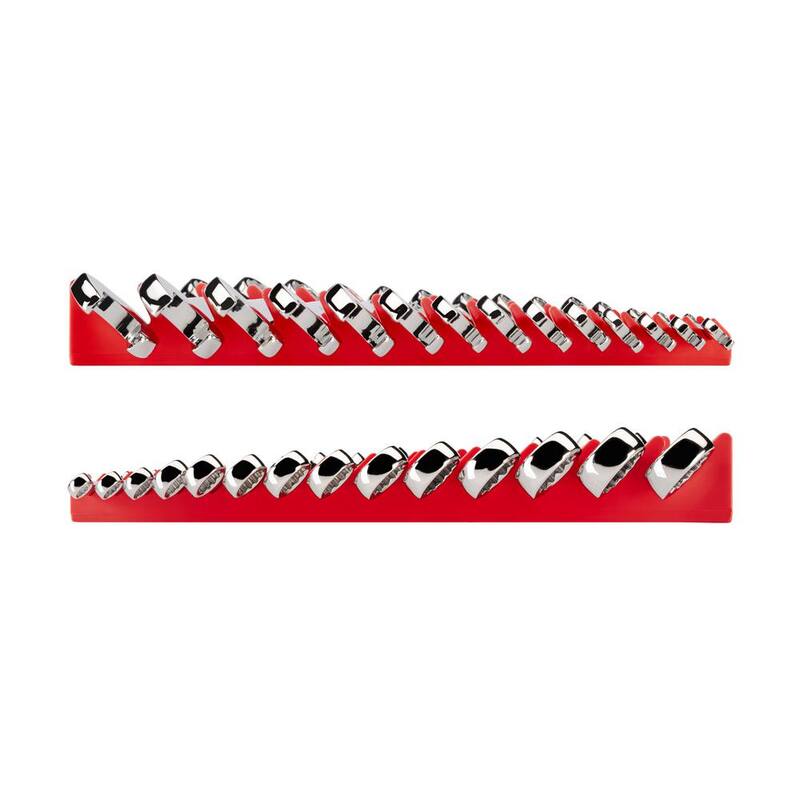 Set de llaves combinadas TEKTON de 6 a 19 mm con portallaves (14 piezas) - WCB91203