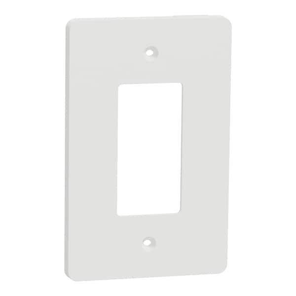 Marco de cubierta Square D, Serie X, 1 Gang, Blanco - SQWS141001WH