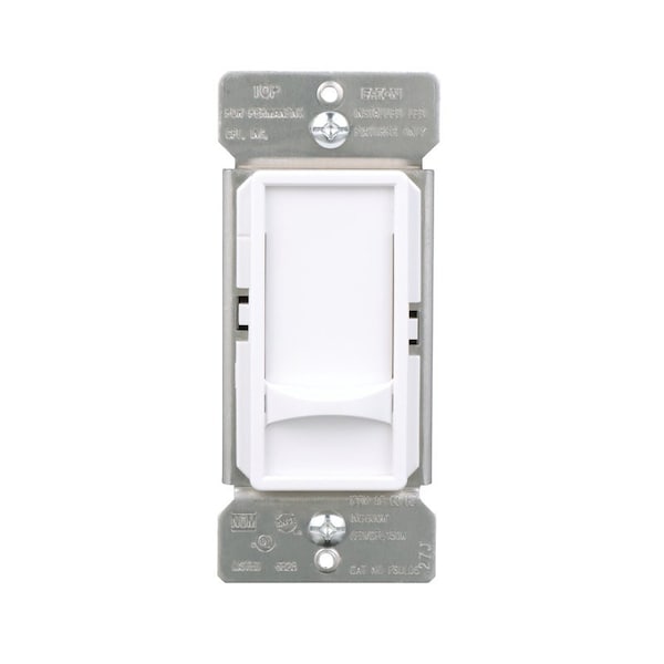 Interruptor de atenuación deslizante Eaton, 120 V, 3 módulos, blanco - FSUL06-W-KB-L